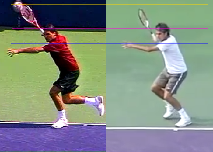 Federer running forehand frame 3