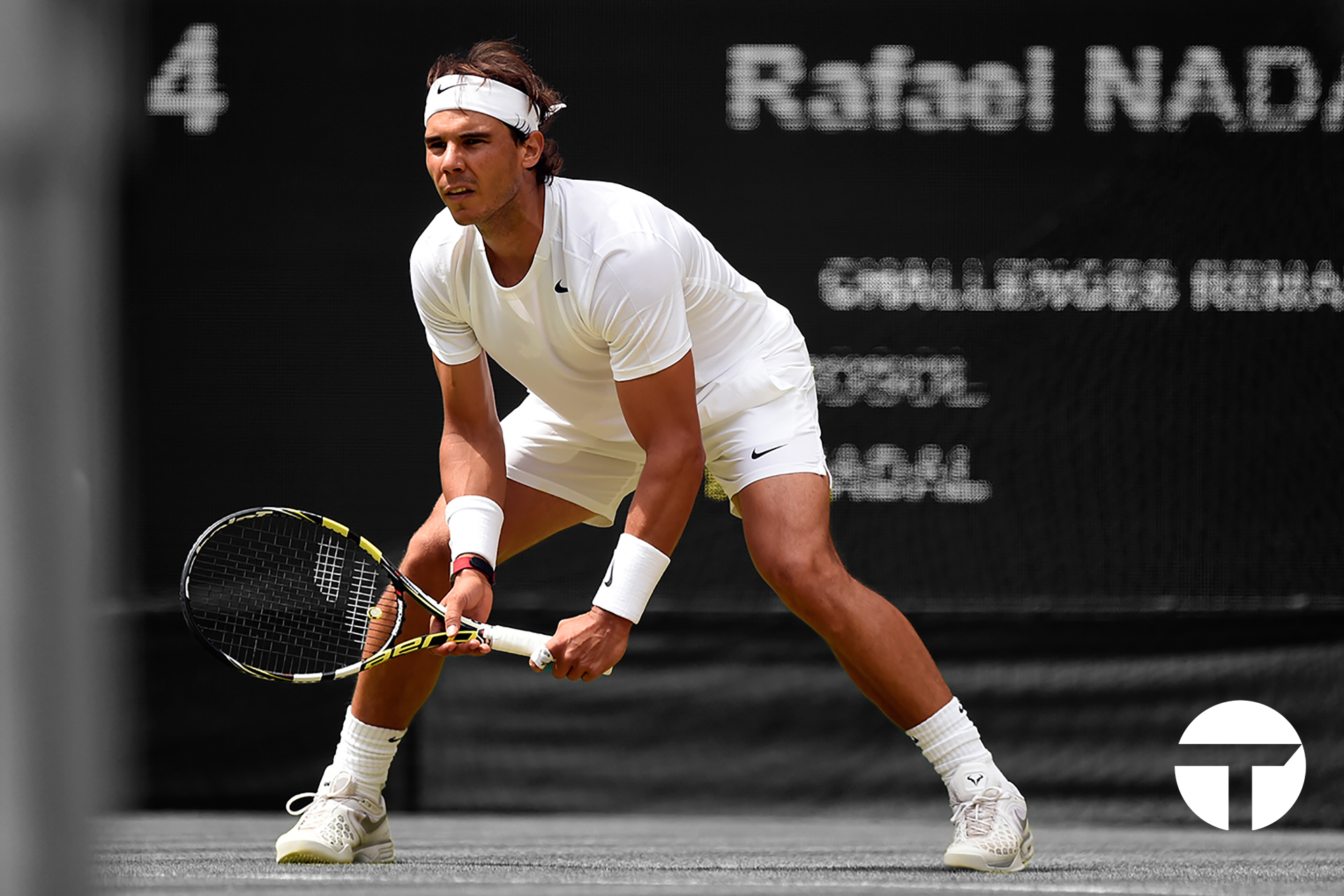 Nadal in the universal athletic position